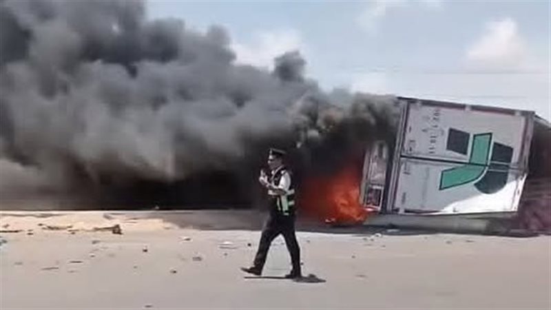حادث تصادم طريق مطروح الإسكندرية