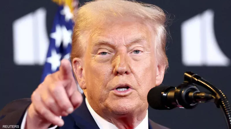 الرئيس الأمريكي دونالد ترامب