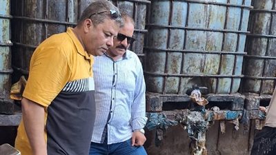 ضبط مصنع غير مرخص لإعادة تدوير زيوت الطعام الهالكة بالغربية بحوزته 5 أطنان