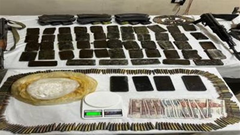 مضبوطات العناصر الإجرامية بقنا 