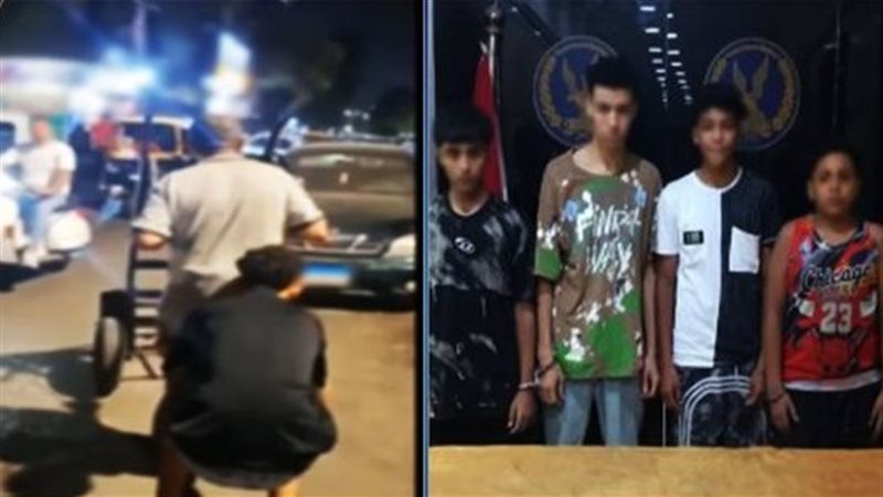 القبض على 4 طلاب 