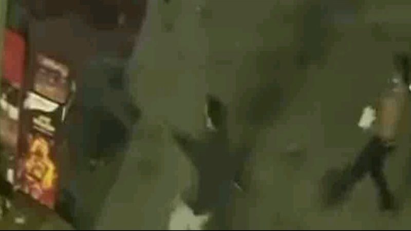 جانب من المشاجرة 
