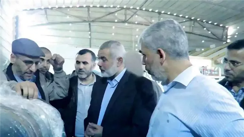 الأخوين السنوار وهنية والضيف خلال أحد اللقاءات