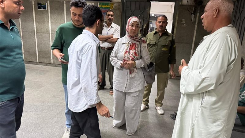 وكيل وزارة الصحة بالفيوم تتفقد المستشفى العام
