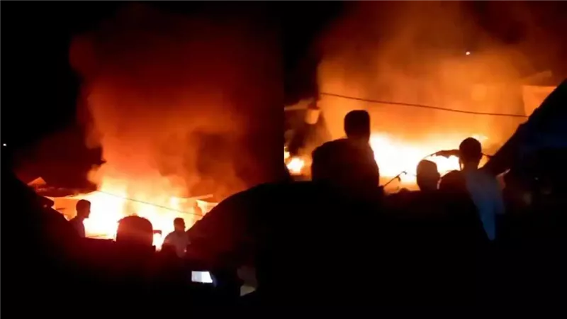 استهداف خيام النازحين في غزة  