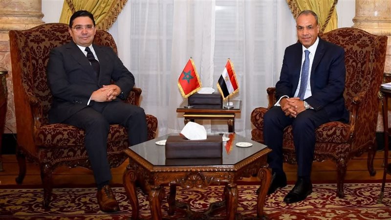 وزير الخارجية ونظيره المغربي 