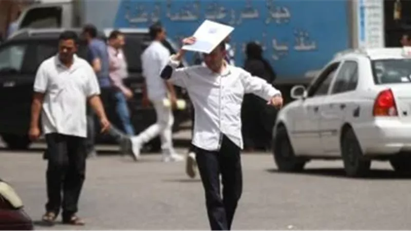 موجة الحر في القاهرة