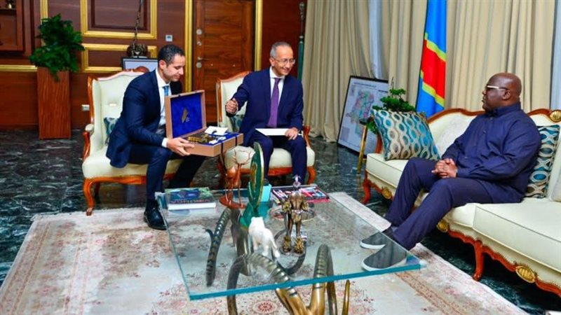 رئيس جمهورية الكونجو الديمقراطية يشيد بالجهود المصرية
