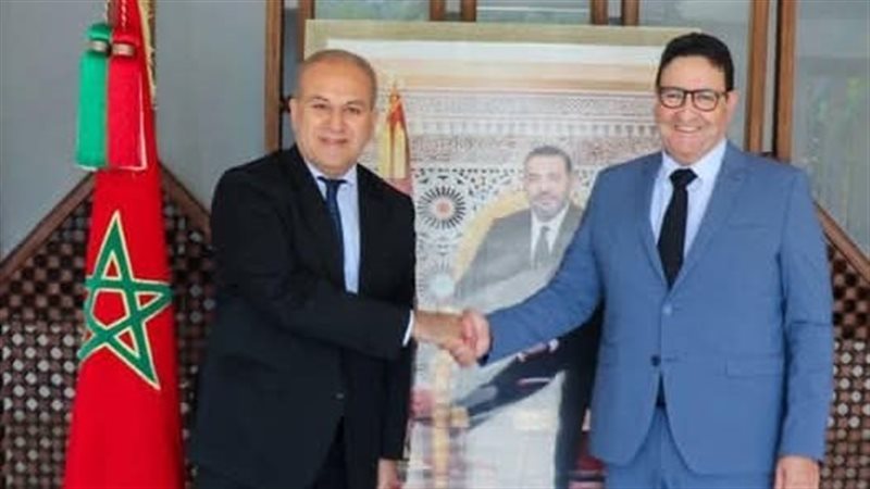 سفير مصر بالرباط ووزير النقل المغربي