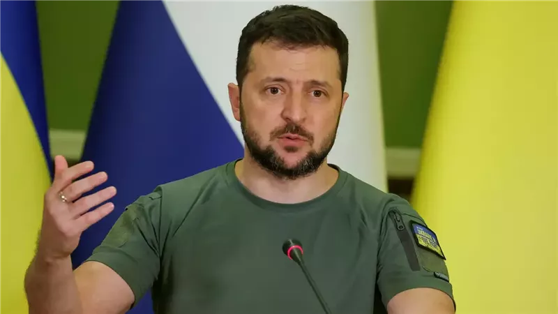 الرئيس الأوكراني فولوديمير زيلينسكي