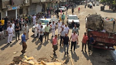  الجيزة: إزالة 450 حالة إشغال تعيق حركة المواطنين والمركبات بشارع مستشفى الصدر  