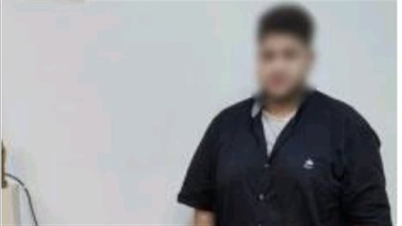 المتهم عقب ضبطه 