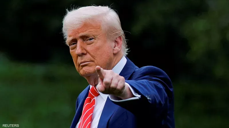 الرئيس الأمريكي دونالد ترامب 