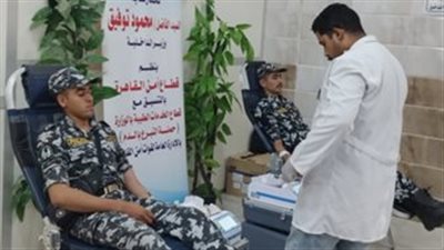 حملة تبرع بالدم لرجال الشرطة بالقاهرة دعمًا للمرضى والمصابين