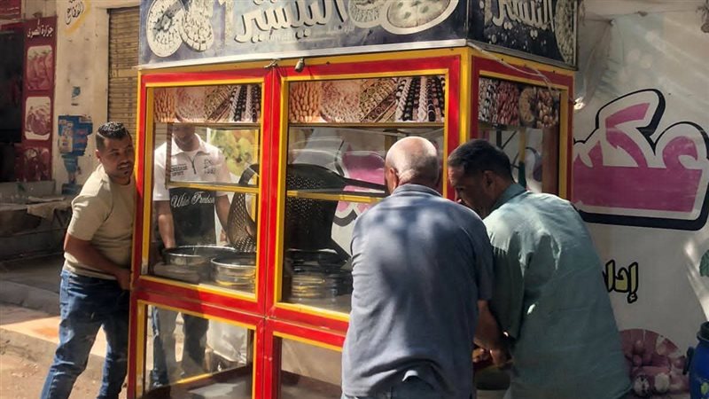 رفع إشغالات في الجيزة