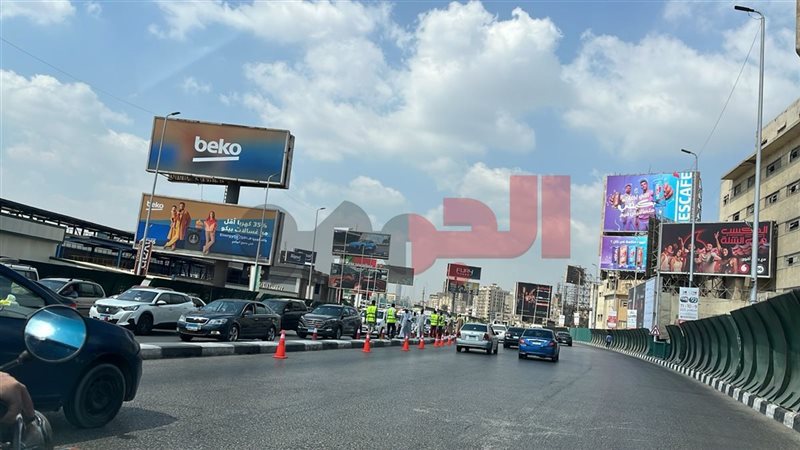  بدء الصيانة الشاملة لكوبري 6 أكتوبر 