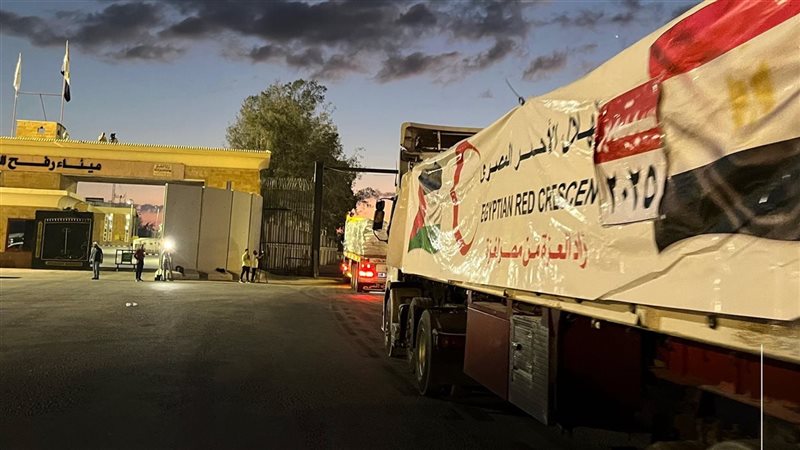قوافل الهلال الأحمر المصري
