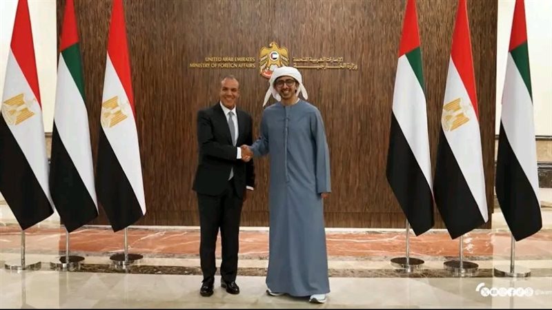 وزير الخارجية يلتقى الشيخ عبد الله بن زايد بأبو ظبى