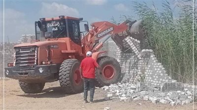 تنفيذ إزالة 13 حالة تعدٍّ بالقصاصين الجديدة بمحافظة الإسماعيلية