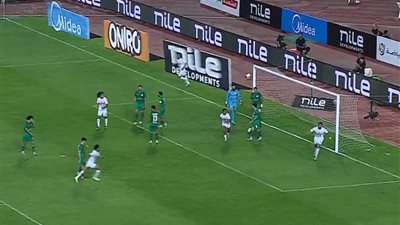 عدي الدباغ يفتتح التسجيل للزمالك في مرمى المصري | فيديو 