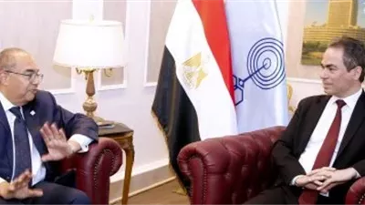 المسلماني يستقبل محمود محيى الدين في «صالون ماسبيرو الثقافي»