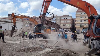 إزالة 24 حالة تعدٍ وأعمال بناء مخالف في الإسكندرية