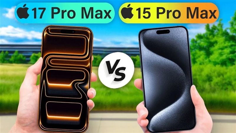iPhone 17 Pro Max وiPhone 15 Pro Max