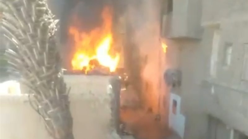 صورة من موقع الحريق 