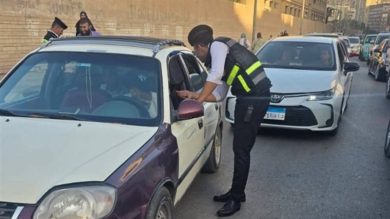 جانب من الحملات المرورية بالدقهلية
