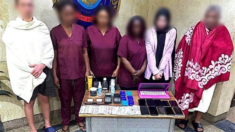 القبض على 4سيدات وشخصين يمارسن الرذيلة داخل ناد صحى بالقاهرة