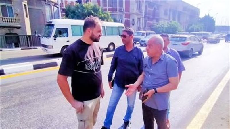 استمرار أعمال تطوير وإنارة كوبري أكتوبر و15 مايو 