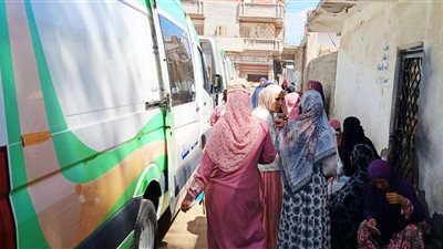 بالمجان.. فحص وصرف العلاج لـ1535 مواطنا ضمن قافلة طبية بالدقهلية