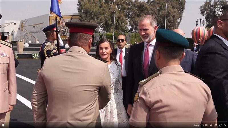 الملك فيليبي السادس وقرينته