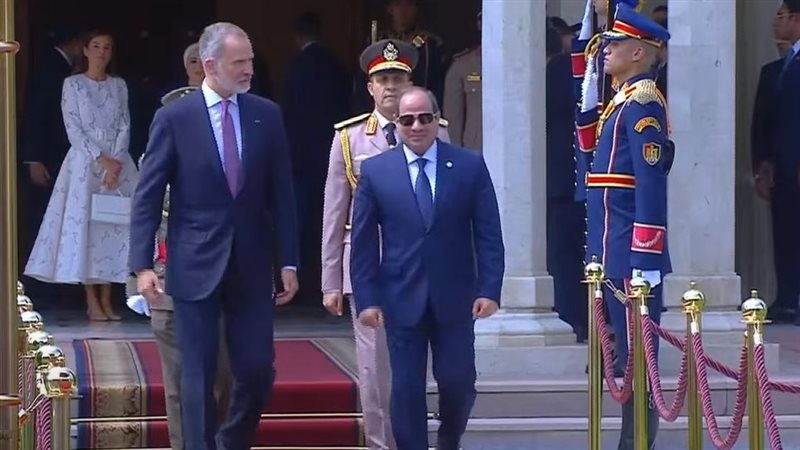 الرئيس السيسي وملك إسبانيا 