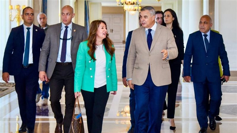 محافظ الإسكندرية والسفيرة الأمريكية بالقاهرة