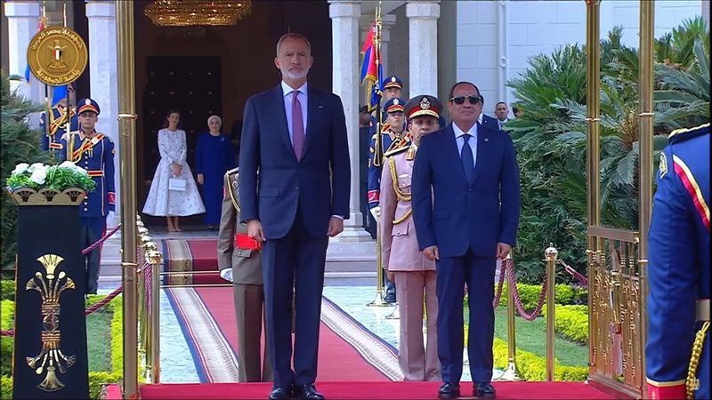 الرئيس السيسي وملك إسبانيا