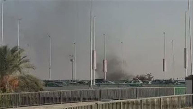نشوب حريق في مخلفات أعلى الطريق الدائري بالمنيب 