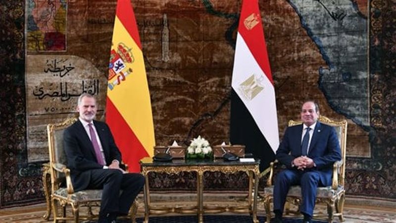 الرئيس عبد الفتاح السيسي وملك إسبانيا