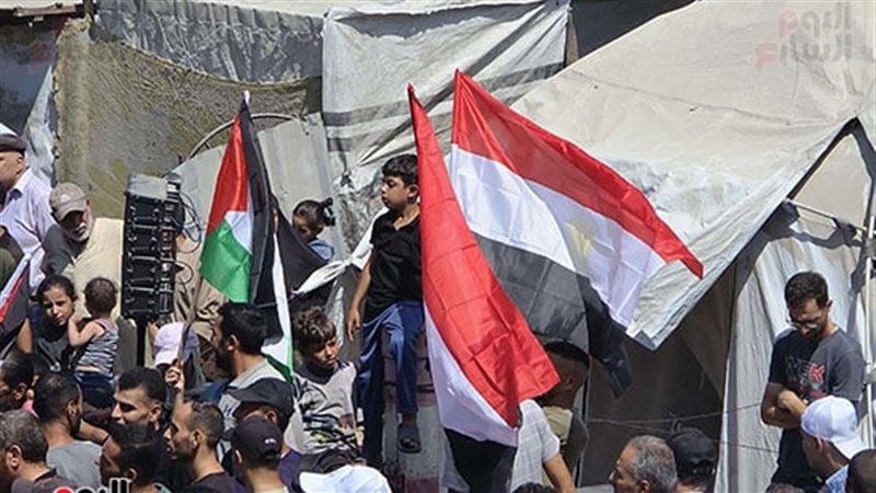 الموقف المصري المساند لغزة 