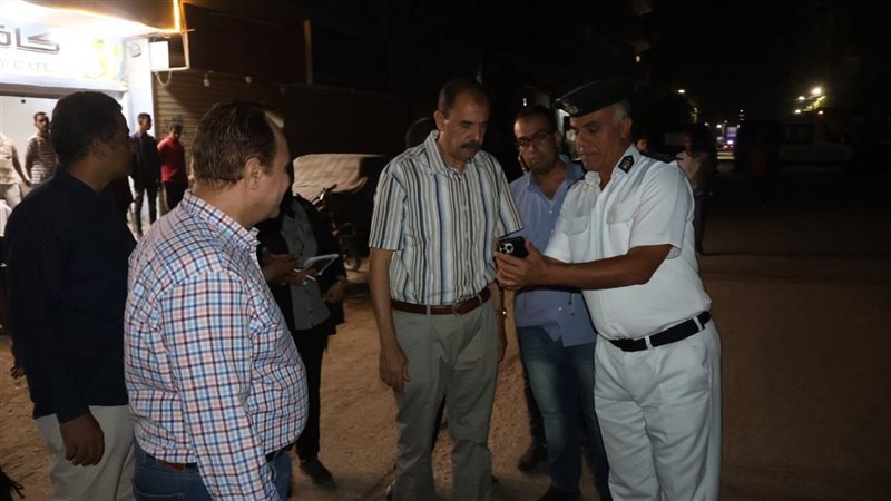 محافظ سوهاج من موقع الحدث