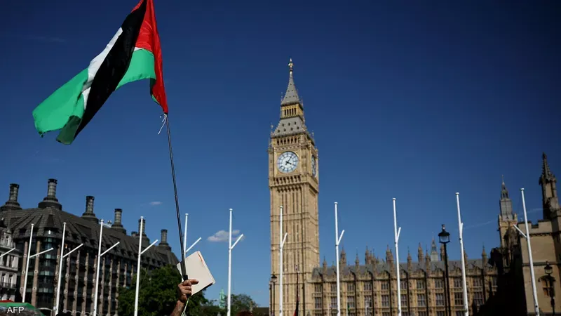تعتزم الحكومة البريطانية الاعتراف بفلسطين