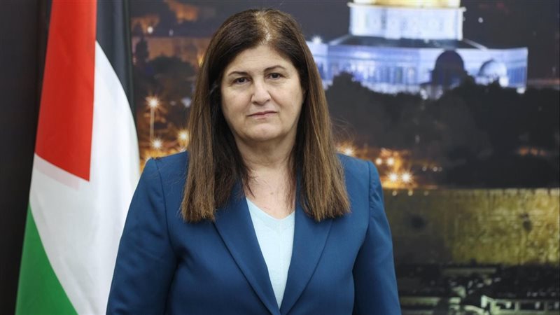 وزيرة الخارجية الفلسطينية  فارسين شاهين
