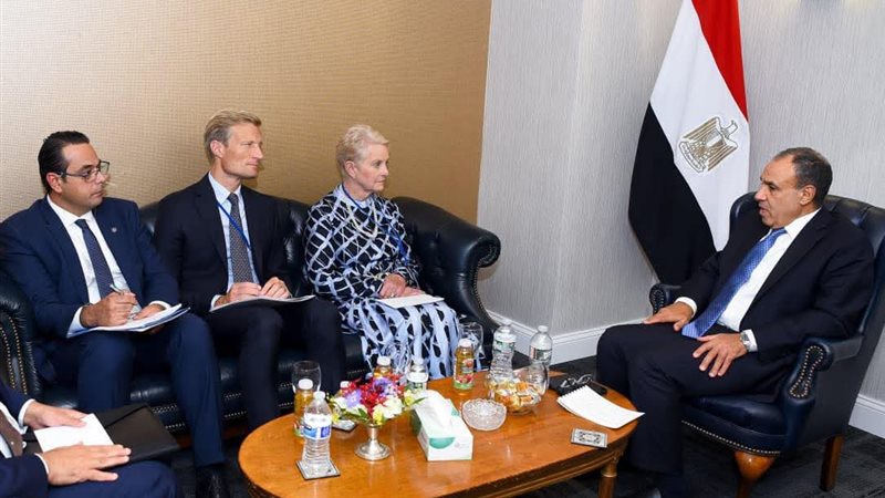وزير الخارجية مع المديرة التنفيذية لبرنامج الغذاء العالمي