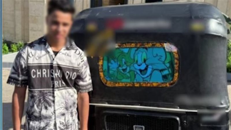 المتهم عقب ضبطه 