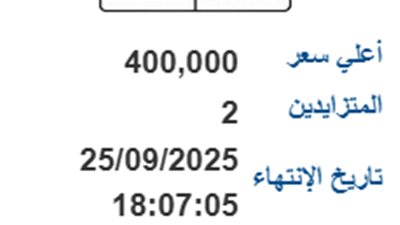 «ل ل ى 5555» يصل سعرها 400 ألف جنيه.. المرور تطرح لوحات مميزة بالمزاد