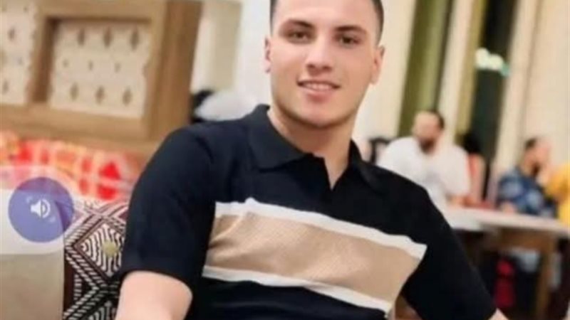 الشاب محمود ياسر المتوفى في الحادث 
