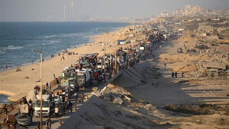 آلاف النازحين من مدينة غزة مع تصعيد العمليات الإسرائيلية