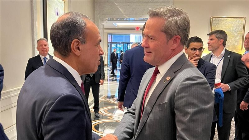 وزير الخارجية يلتقي المندوب الأمريكي لدى الأمم المتحدة