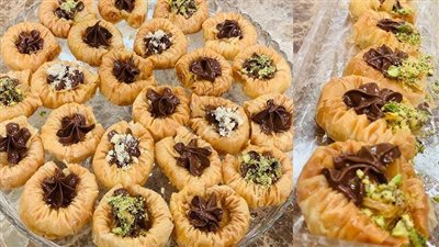 أساور الست بالفستق والنوتيلا.. حلوى شرقية بلمسة عصرية