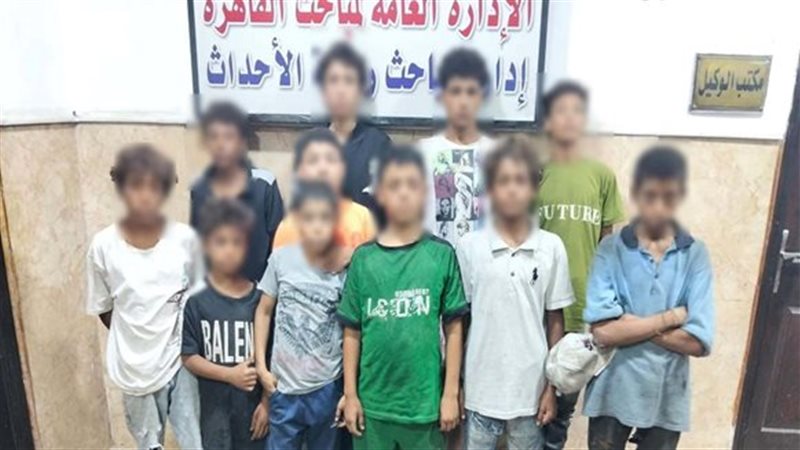 ضبط أطفال التسول بالقاهرة